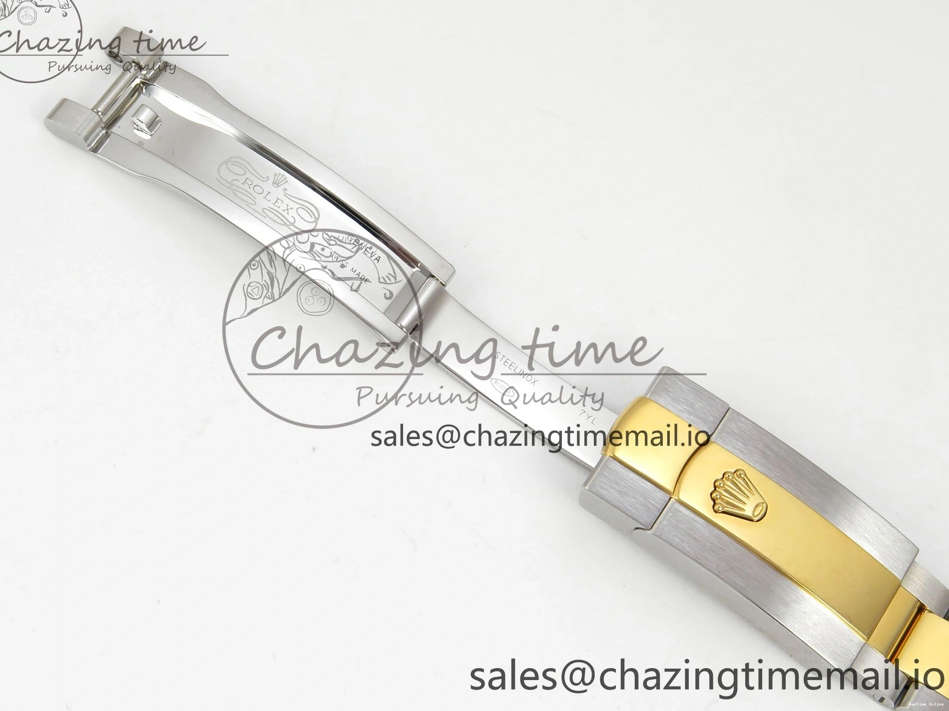 0401 DateJust 31 278383RBR THBF 1:1 Best Edition 904L Steel White Roman Dial Diamonds Bezel on SS YG Oyster Bracelet HZ Cal. Minimalist 44